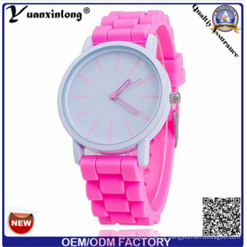 Yxl-319 Promocionais Publicidade Quartz Relógios Lady Watch Jelly Cindy Color Silicone Band Mulheres Genebra Assista Atacado